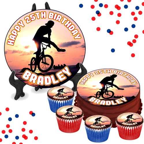 Bmx silhouette personalised - bmx,
