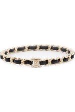 CHANEL BLACK 2012 CC CHAIN BRACELET