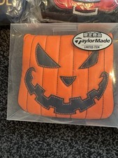 RARE Taylormade Vault Spider X Trick Or Treat Pumpkin Mallet Putter Headcover