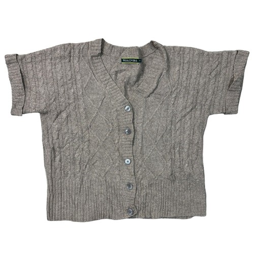 Woolovers cable knit cardigan - cable,