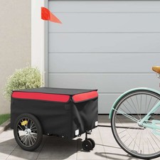 Bike Trailer Black and Red