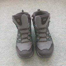 Salomon Onis Mid GTX Boots Womens Blue Black Size UK 5 Lightweight Walking Boots