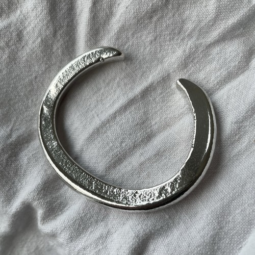 Heavy sterling silver torque