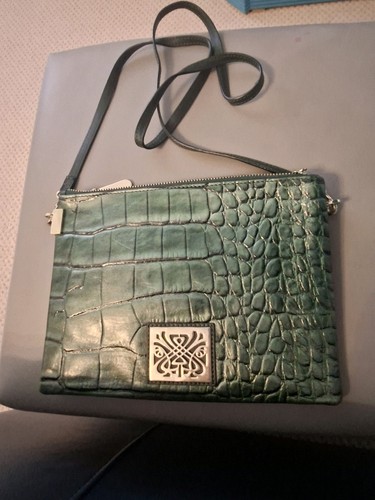 Biba dark green shoulderbag - shoulderbag, &