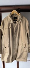 Hammond & Co Mens Smart Raincoat Mac Beige Lined XL 26 P2P BNWOT
