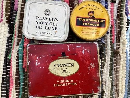 Old tobacco tins - 3, x