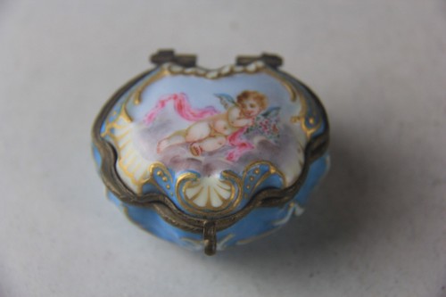 Sevres porcelain kidney shaped - porcelain,