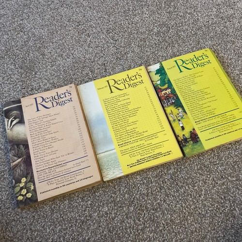 Readers digest magazines - readers,