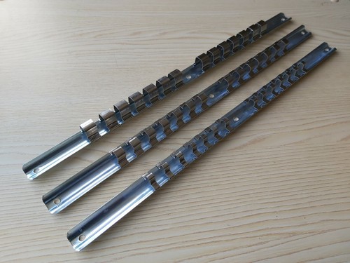 3pc 1 2 socket rail - 1/4",
