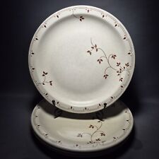 4x Churchill Sincerity Brown Leaves Stems Pattern 9¾ inch Dinner Plates Dinning