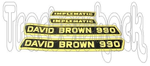David brown tractor 990 - david,