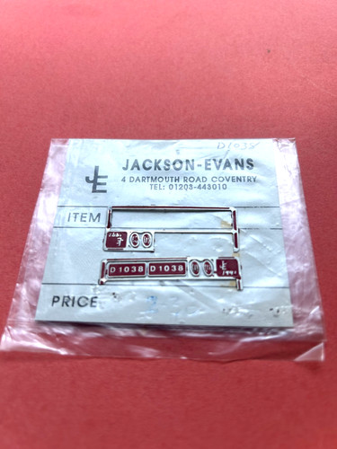 New jackson evans - evans, plates