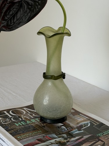 Rare hand blown vintage - hand, green