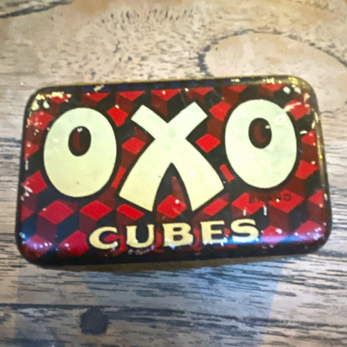 Oxo cubes advertising tin - oxo,