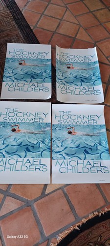 The hockney swimmer - swimmer, poster