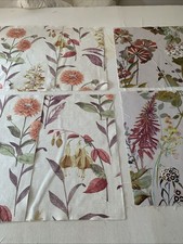 Job lot Autumnal Floral Fabric Remnants 