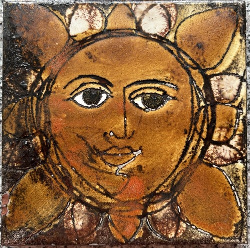 Chelsea pottery sun face - chelsea, face"