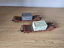 Hornby OO Gauge LOWMAC - EP Wagon With ESG Container E260863 & Ee260848