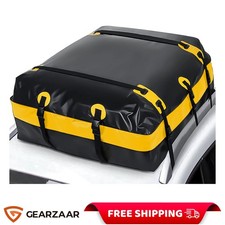 Car Roof Top Carrier Bag Travel Waterproof Portable with Anti-Slip Mat & Lock