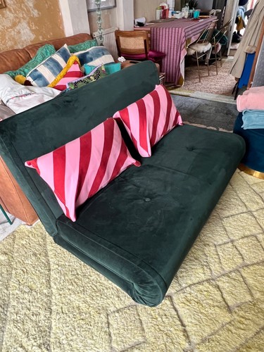 Seater moss green velvet - 2,