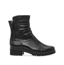 Gabor ankle boots ZOLA black leather boots side zips were £120 worn once 39 6 lc