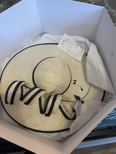 Ispirato Large Hatinator MOB Hat Cream & Navy MOG Excellent Condition