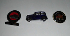 3 ENAMEL BADGES AUSTIN 7, COMMERCIAL DRIVERS, SANDFORD PARK DORSET