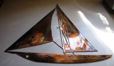 Nautical Sailboat - Metal Wall