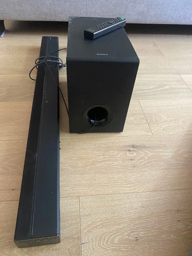Soundbar with subwoofer - with, sony
