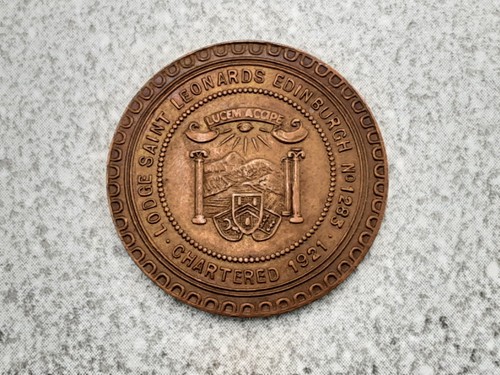 Masonic medallion token - medallion, mark
