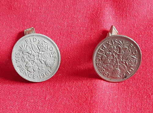 Vintage 1961 sixpence - 1961, coin