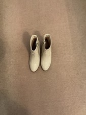 Ladies M&S Cream Ankle Boots