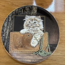 Royal Worcester Kitten Classics Second Plate, Purrfect Treasure