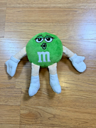 Mms green character plush - green,