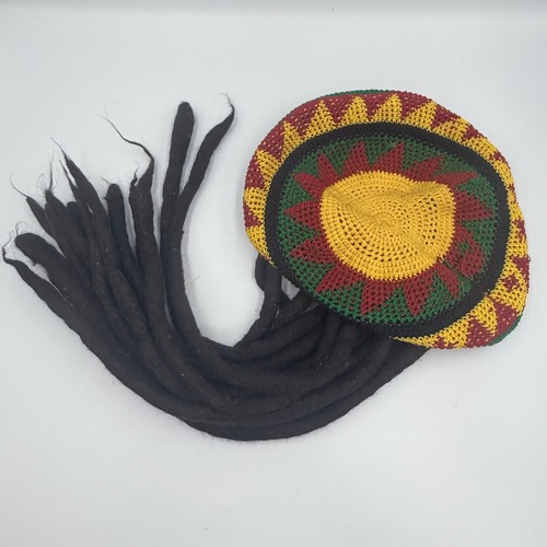 Rasta crochet tam hat with - tam,