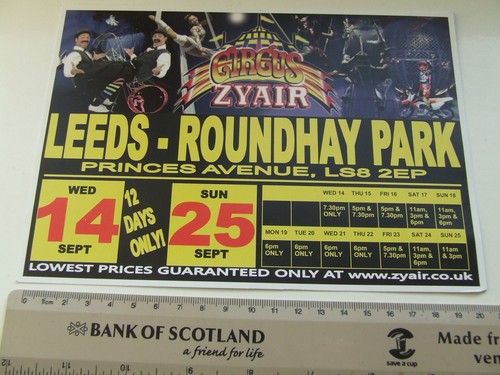 Circus zyair leeds roundhay - circus,