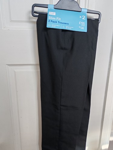 Tesco slim fit school trousers