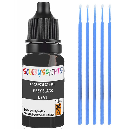 For porsche grey black paint - black,