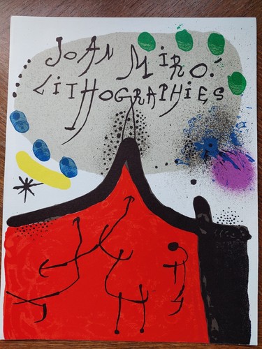 Joan miro original lithograph - original,