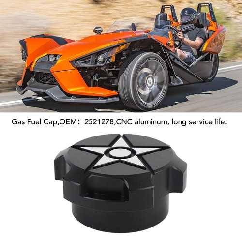 Aluminum gas cap - aluminum, durable