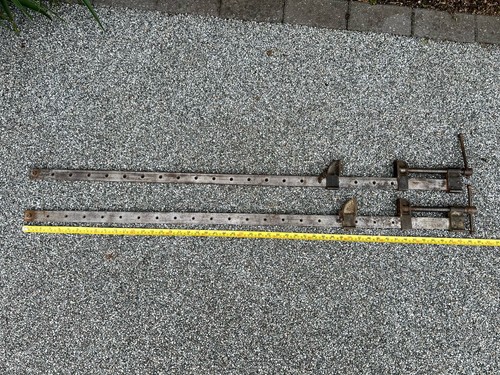 Pair vintage record heavy - of,
