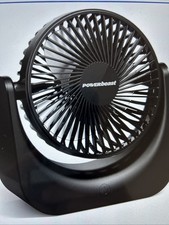 POWERbeast Desk Fan USB Rechargeable, 4000mAh Battery