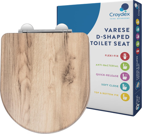 Croydex grey oak shape soft - croydex,