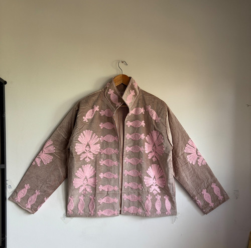 Suzani embroidered jacket - embroidered,