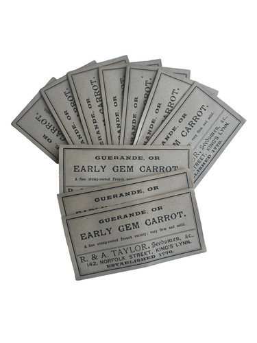 Vintage paper seed packets