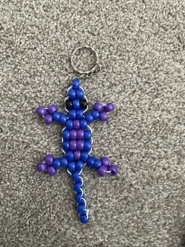 Handmade kandi gecko lizard - kandi,