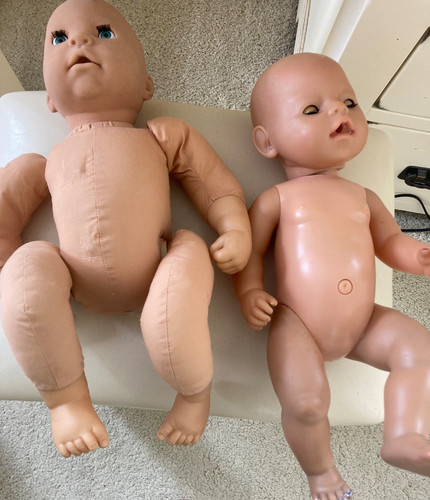 Two broken zapf dolls repair - zapf, repair?