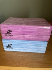 Beenax Yoga Blocks Never Used Excellent Condition One In Wrapper One Not