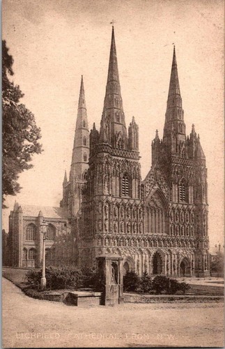 Lichfield cathedral from - cathedral,