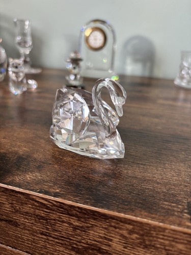 Swarovski clear crystal swan - clear,